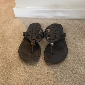 Charcoal Tory Burch Sandals